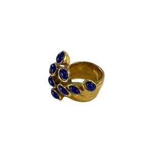 YSL Vintage Blue Stone Ring